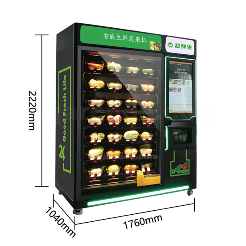 Automatic Fresh Multiple Smoothie Food Multi Juice Fruit Shake Vegetable And Salad Standard Combo Egg Vegetable Vending Machine