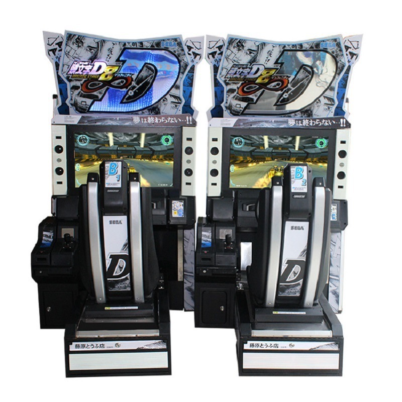 95% New Hotselling Coin Operated initial D racing game Car Racing Arcade Simulator Video Game Machine For Sale