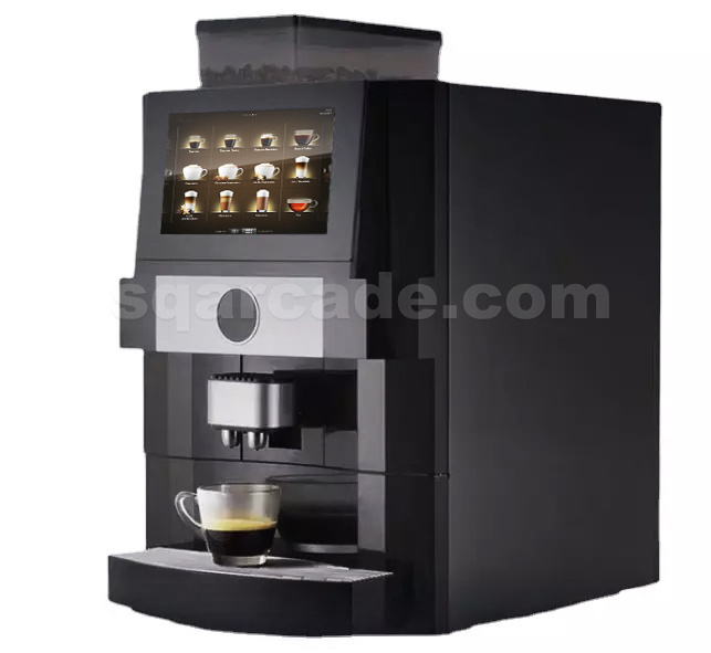 Professional one-touch fully automatic espresso cappuccino commercial cold hot table top coffee vending machine for office