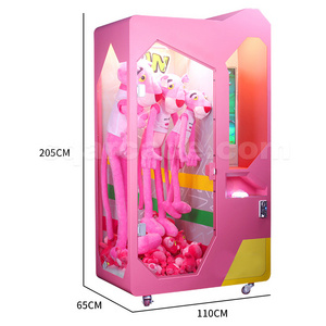 Pink Gift Game Super Pat Button Coin-operated Gift Vending Machine Arcade Game Factory Lottery Machine