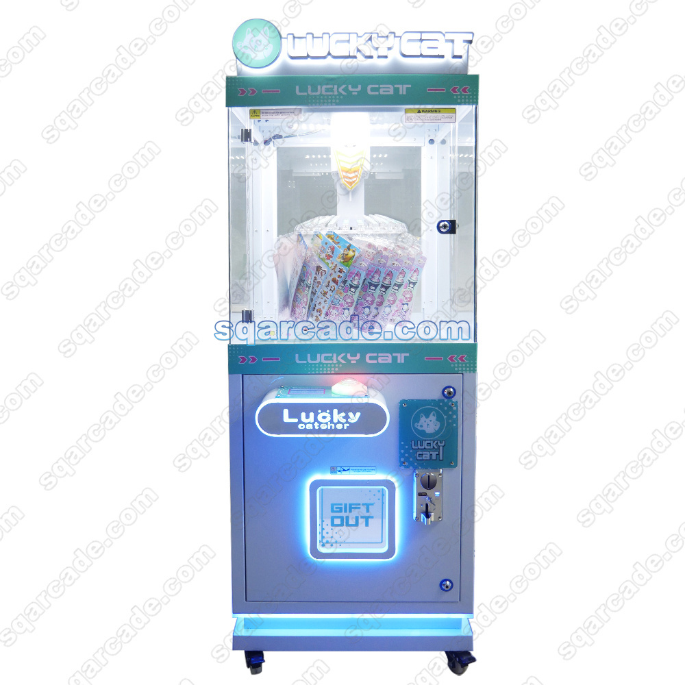 Top Quality Earn Money Coin Operated lucky catcher Clip Prize Game Machine Clamp Gift Game Machine Claw Machine