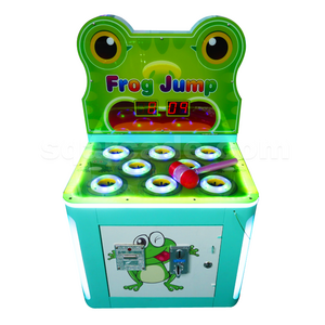 Amusement park wooden coin-operated children's hammer hammer hamster coin-operated mole rat frog arcade game machine