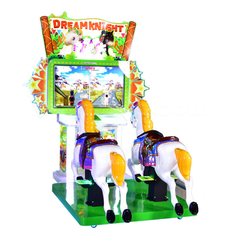 Factory Wholesale Electronic Video Game 2 Player Racing Arcade Simulator Indoor Coin Operated Kiddy Ride Machine