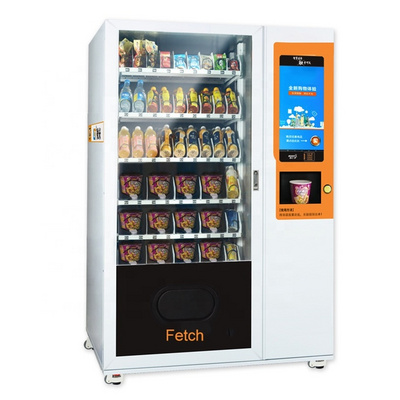 Mobile Payment Cup Noodle Vending Machine Self-Service Coocking Ramen Hot Water Soups Noodles Cup Noodle Vending Machine