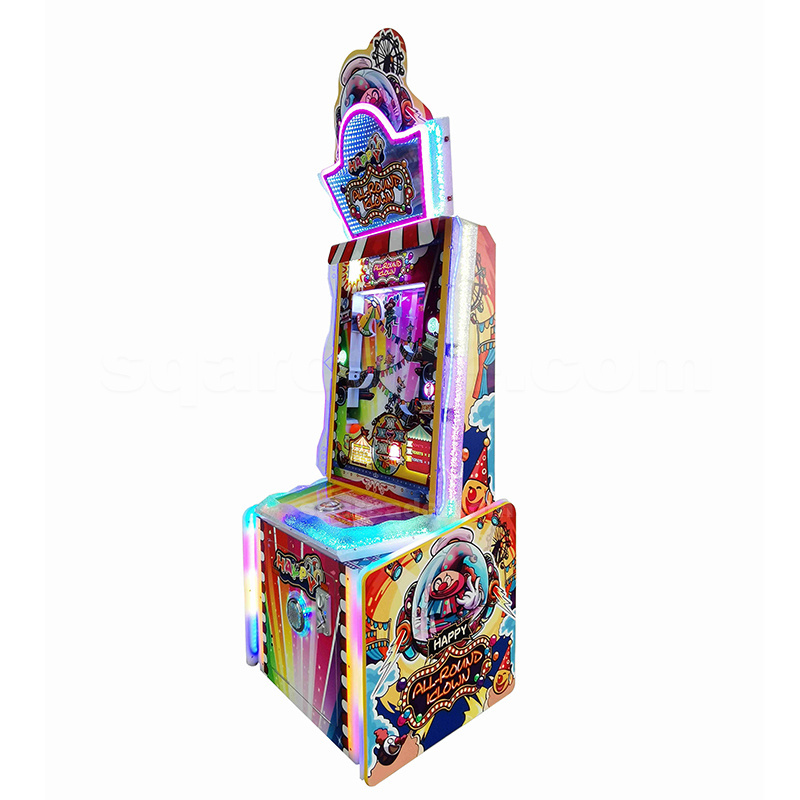 Indoor amusement park coin operated Kids arcade game Lottery machine Universal Clown Redemption Ticket game machine for sale