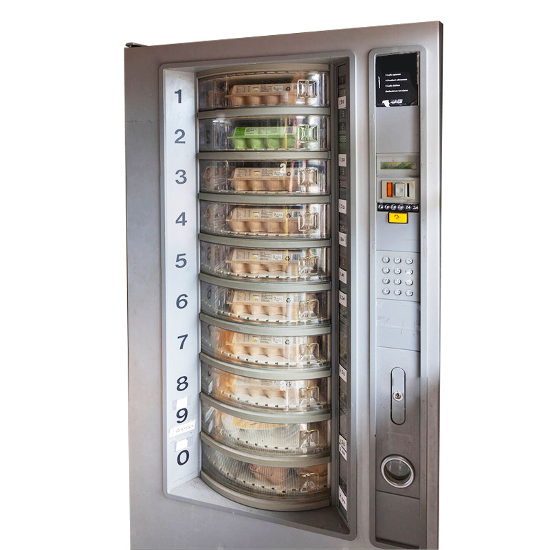 Customized cold food egg vending machine fruit vending machine for Farm Owners Refrigerated Touch Chicken Egg Smart Locker