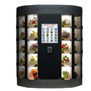 New Fresh Flower Vending Machine with Coin Operant Cash Pay High Quality Humidity and Temperature Controlled Vending Machine