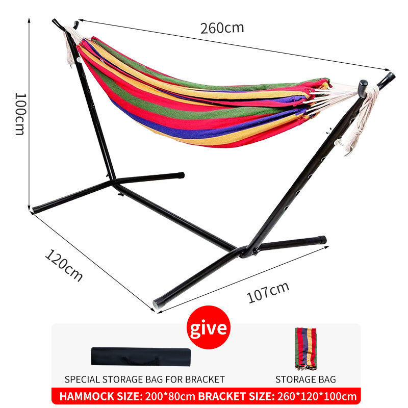 Portable Steel Portable Hammock swing chair stand with Stand for Outdoor Use