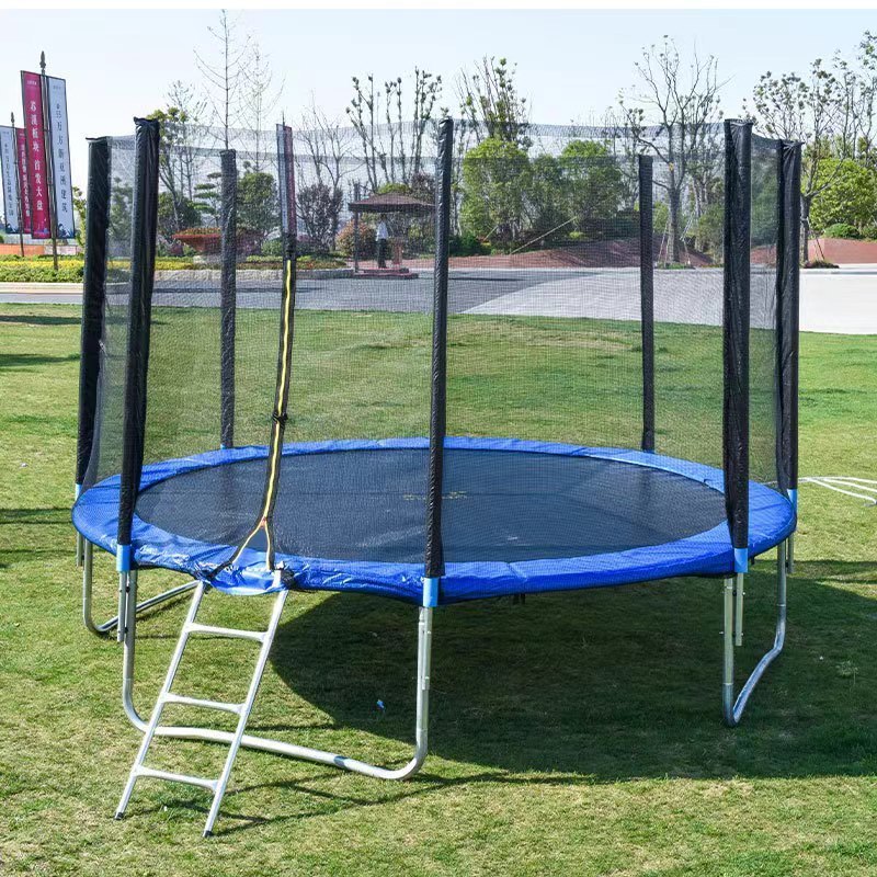 6/8/10/12/14/16/18FT Jumping bungee Trampoline Outdoor Trampoline for Kids and Adults with Safety Net and Spring Padding