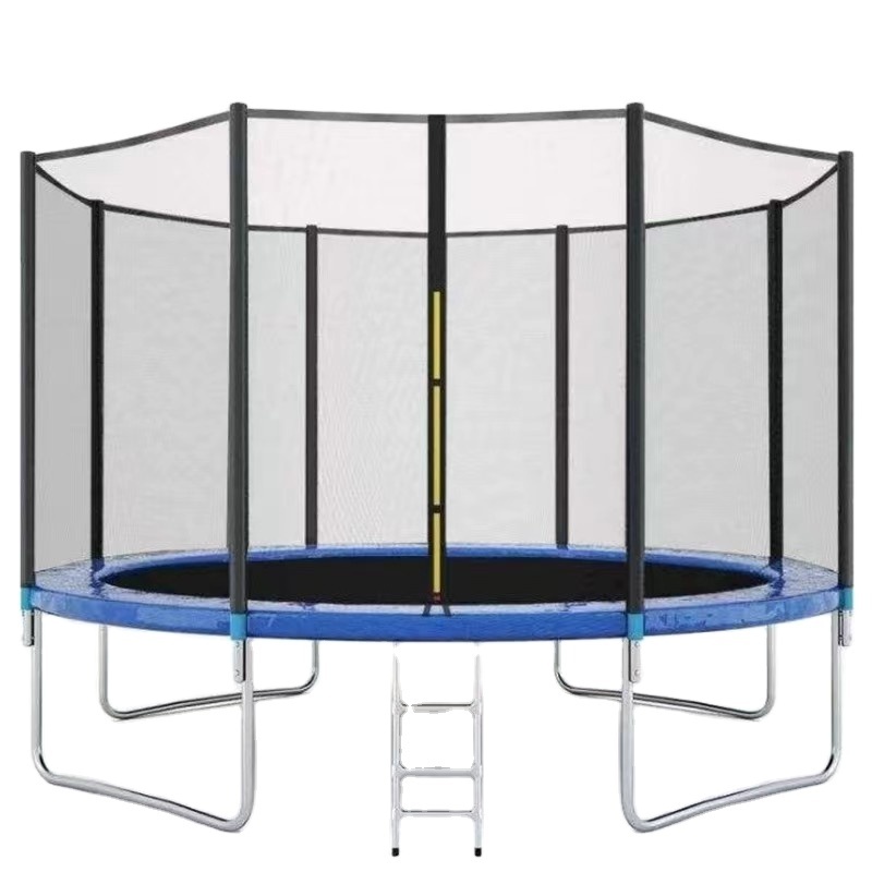 Manufacturer child trampolines for adults with enclosures round 10ft trampoline outdoor with safety net