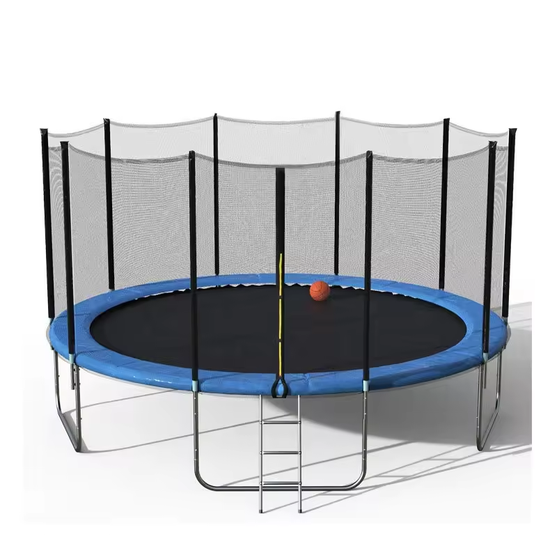 6/8/10/12/14/16/18FT Jumping bungee Trampoline Outdoor Trampoline for Kids and Adults with Safety Net and Spring Padding