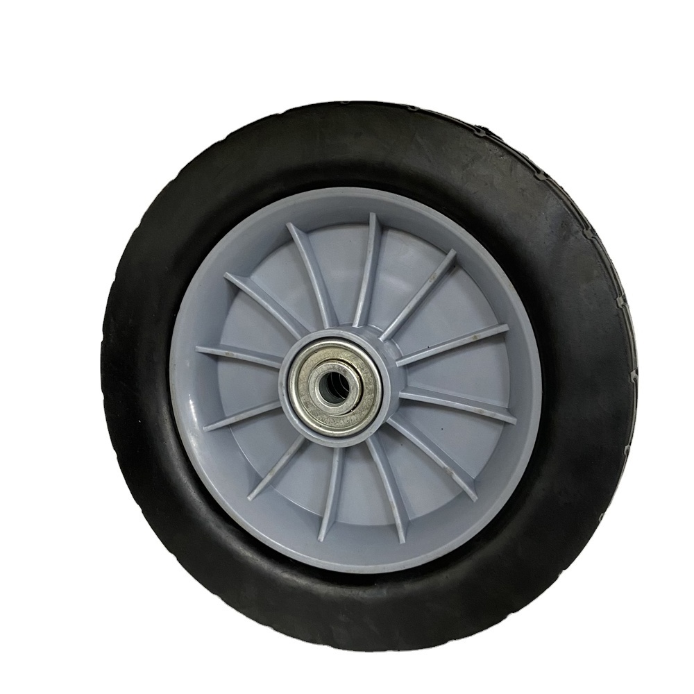 6''x1.5'' Semi Pneumatic Rubber Replacement Tire 6'' Plastic Wheel for lawn mover generator air compressor utility wagon cart