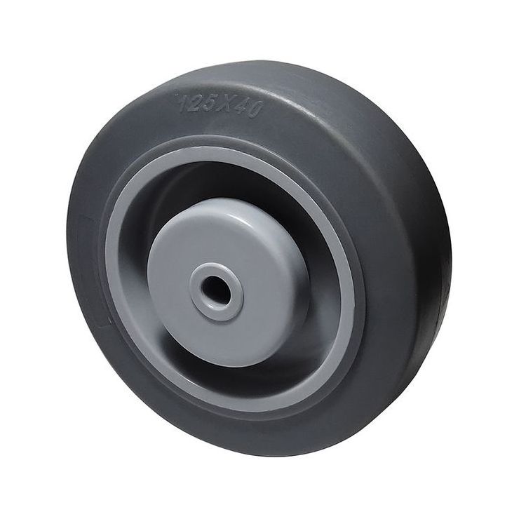 100 125mm Blue Thermoplastic Rubber Wheel for Industrial Caster 80kg Load Swivel TPR Wheels 4 5 inch for dollies