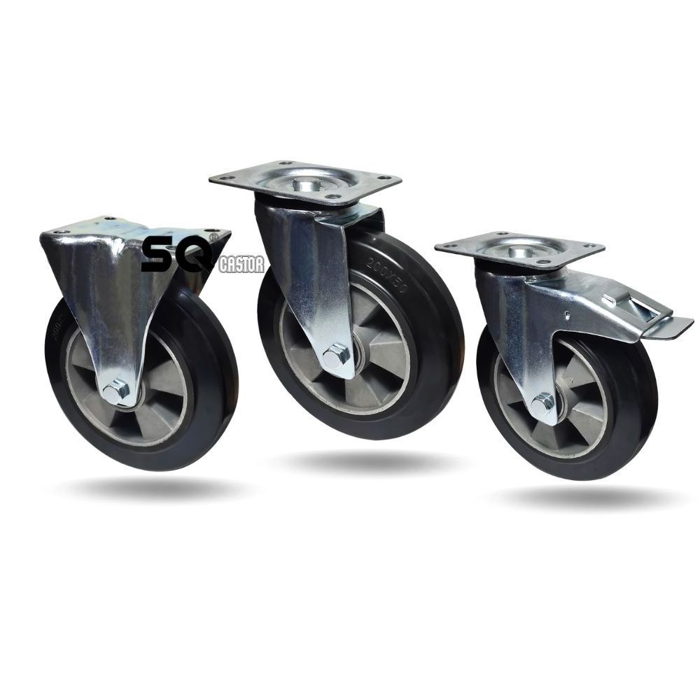 4 5 6 8 inch Factory wholesale inflatable single outer tire inflatable inner tire cart wheel caster