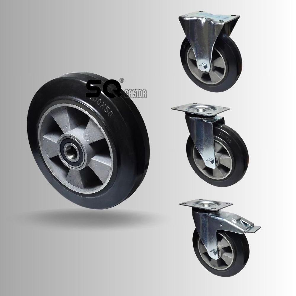 4 5 6 8 inch Factory wholesale inflatable single outer tire inflatable inner tire cart wheel caster