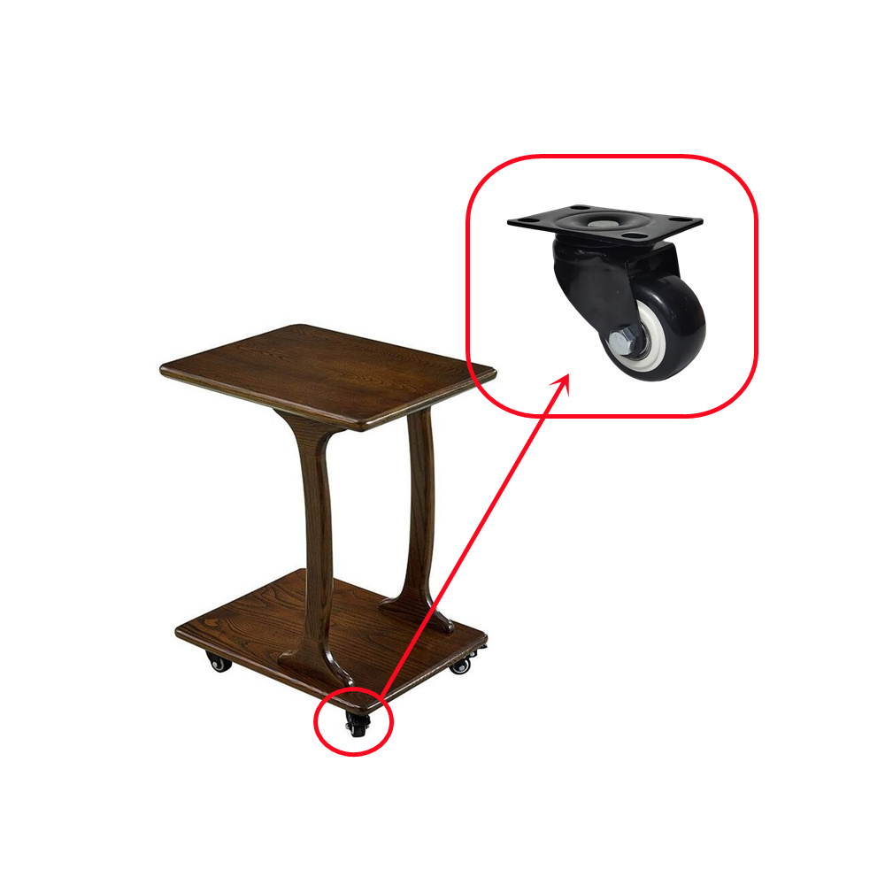 wholesale caster manufacturer 40mm/50mm 1.5inch/2inch light duty PVC/PU caster with locking rattan chair with casters