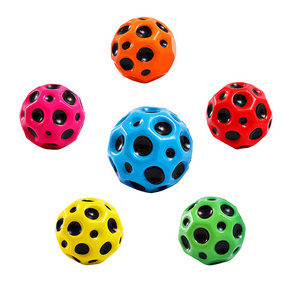 Extreme PU Foam High Bounce Space Balls, Cool Pop Bouncing Training Moon Bouncing Ball For Indoor Outdoor Play