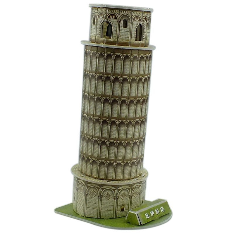 National geographic 3d paper puzzle famous architectural building model kits