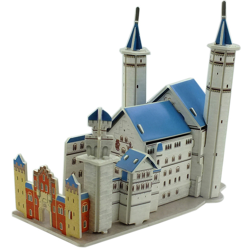 National geographic 3d paper puzzle famous architectural building model kits