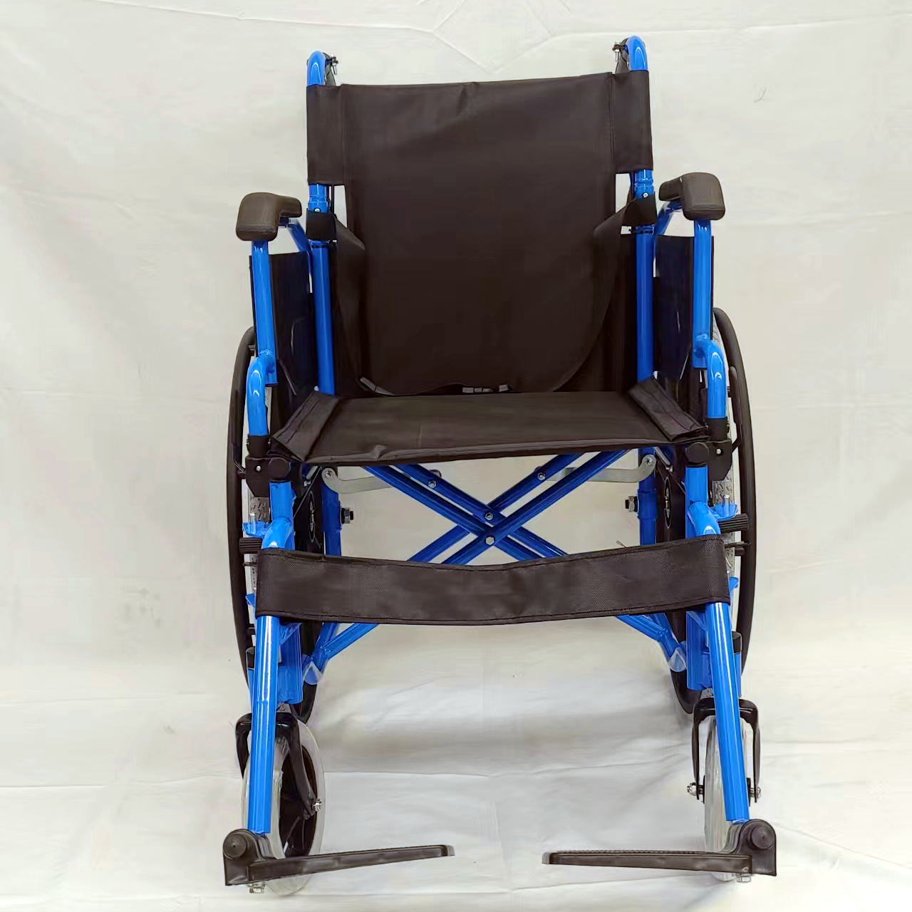 Factory Medical Steel Frame Wheelchair Foldable And Lightweight Wheel Chair Elderly Care Products