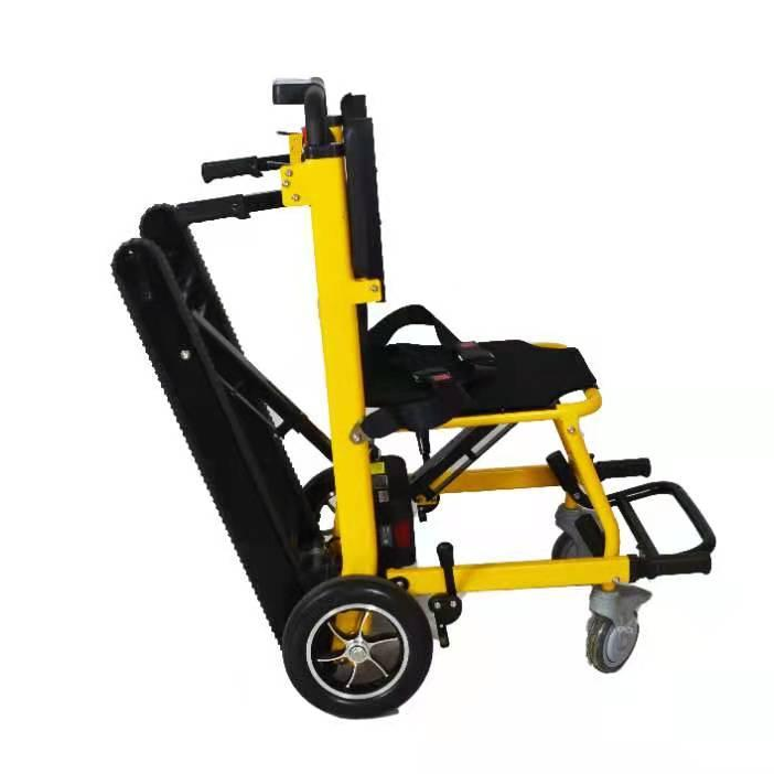 Economical and convenient electric stair climbing wheelchair stretcher with intelligent electromagnetic control system