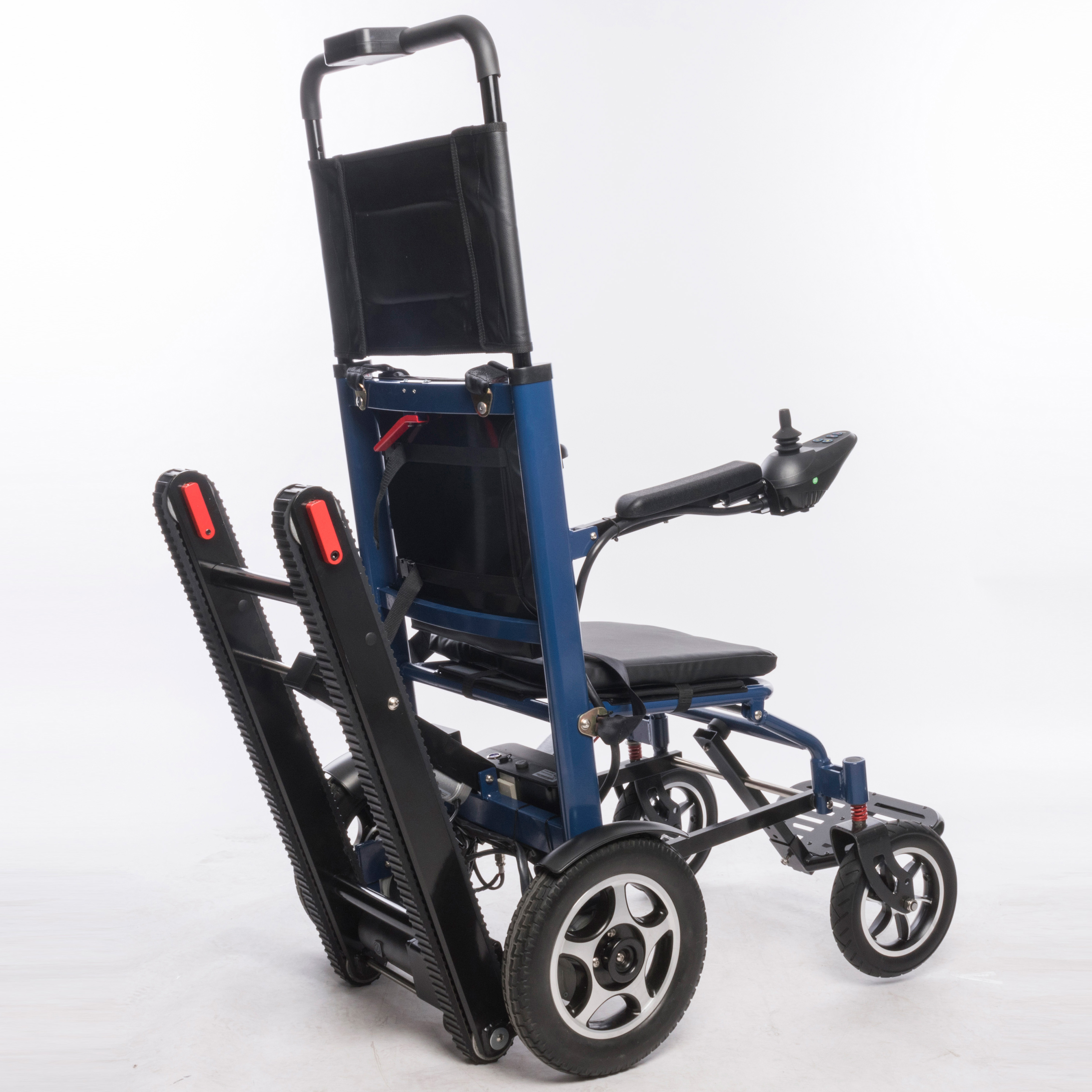 Stair climber's wheelchair stretcher for disabled elderly people to go up and down stairs