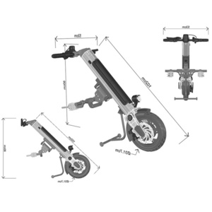 Hot Sale Tricycle Electric Handcycle Electric Attachment Handbike For Wheelchair