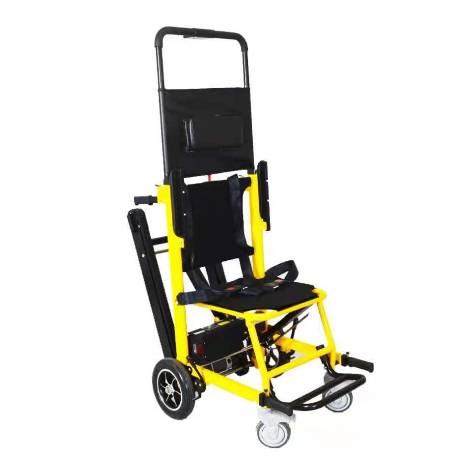 Economical and convenient electric stair climbing wheelchair stretcher with intelligent electromagnetic control system