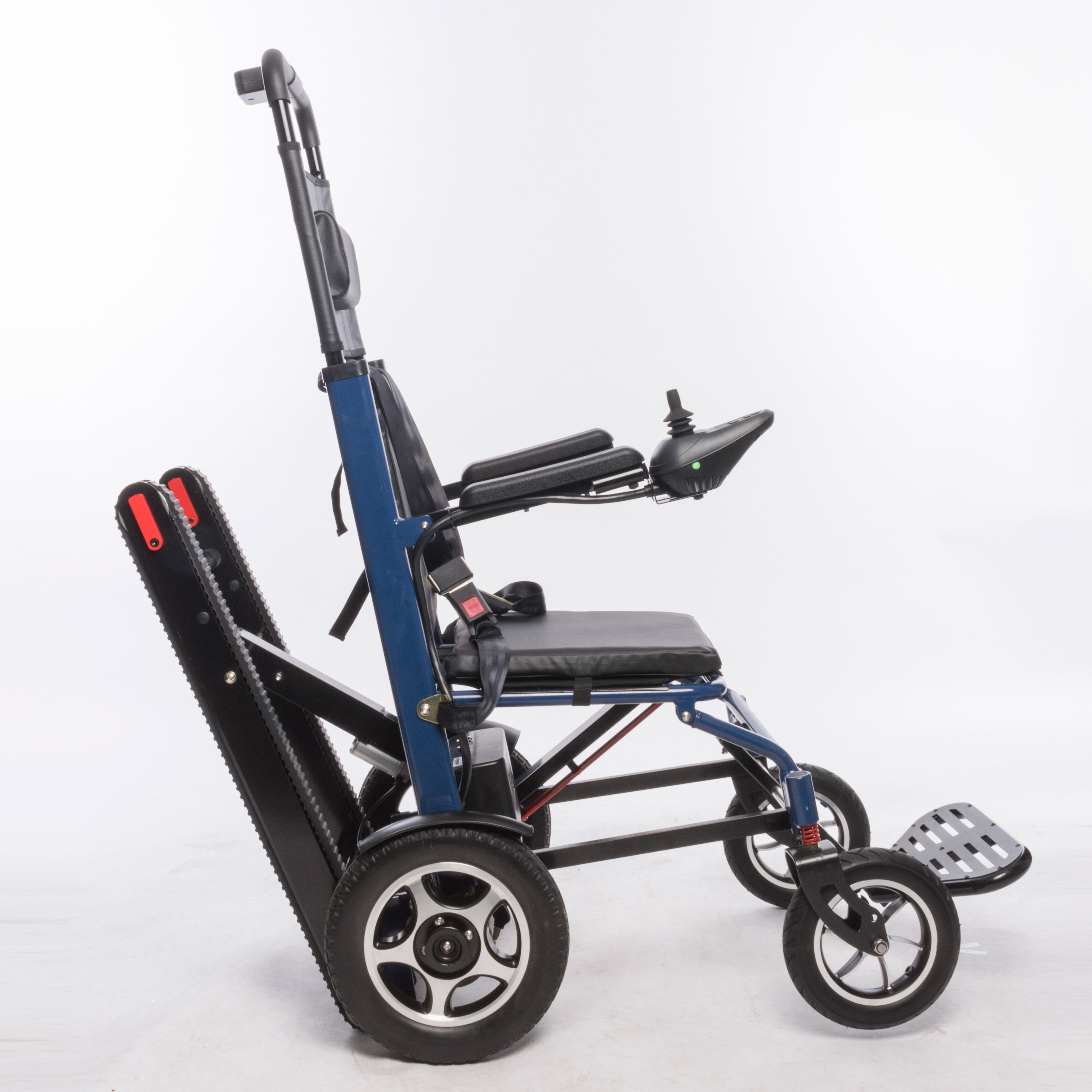 Stair climber's wheelchair stretcher for disabled elderly people to go up and down stairs