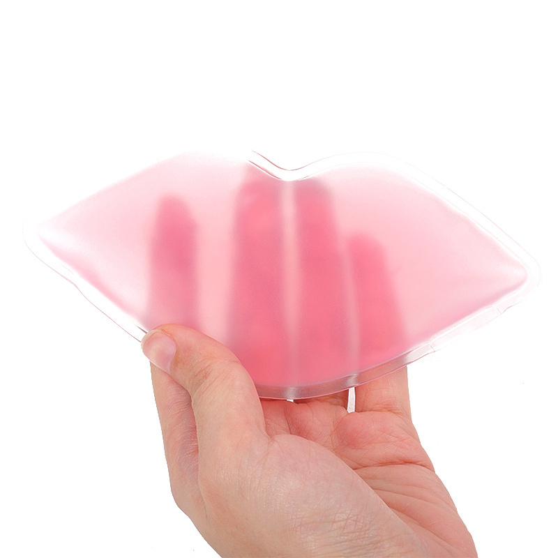 Reusable hot and cold lip gel ice packs Lip Filler Ice Packs Lip Ice Pack Lip Shaped Ice Pack