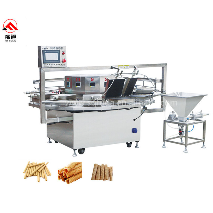 Factory price professional 8 10 12 plates waffle biscuit making machines fortune cookies machine price for sale