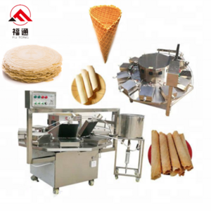 Automatic Ice Cream Waffle Cone Maker Making Machine Sugar Wafer Ice Cream Paper Cones Baking Forming Machines Price