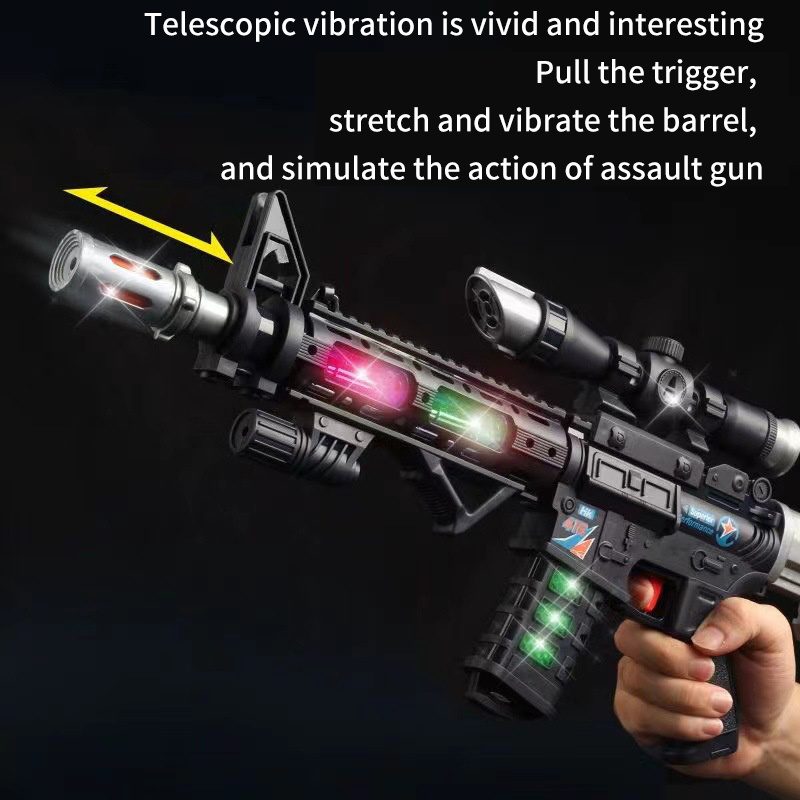 plastic sound light gun boy electric weapons toy pistol gun real game Project toys electric toy guns for kids