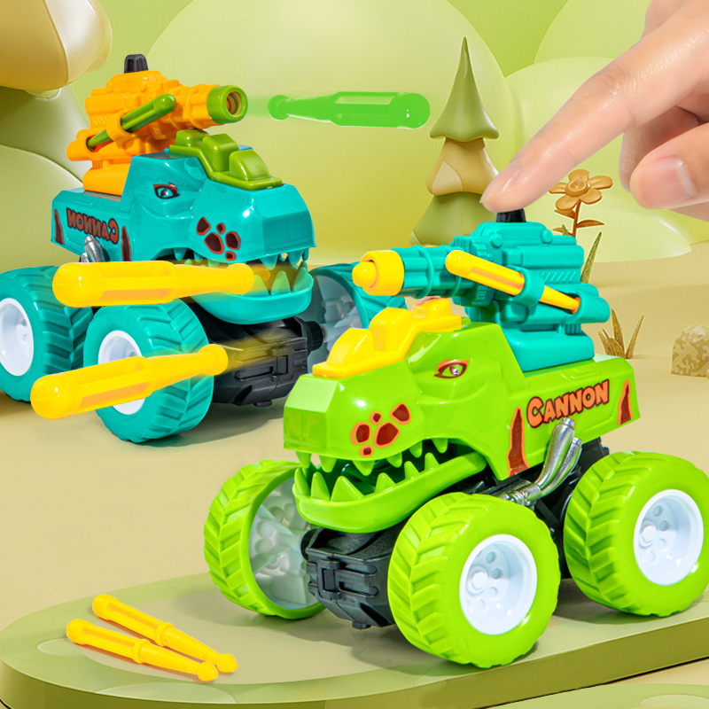 New Design kids 4 wheelers girls car toys children's car dinosaur toy truck plastic other toy vehicle