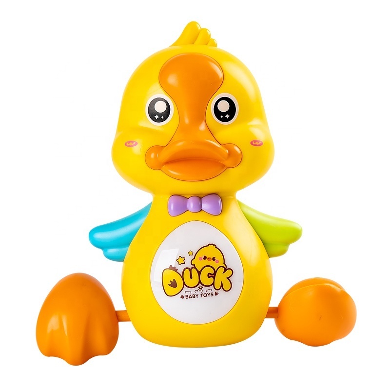 Hot Selling wholesale toys for kids Classical Battery Operated Car Electric toys kids duck For Kids dancing robot swinging duck