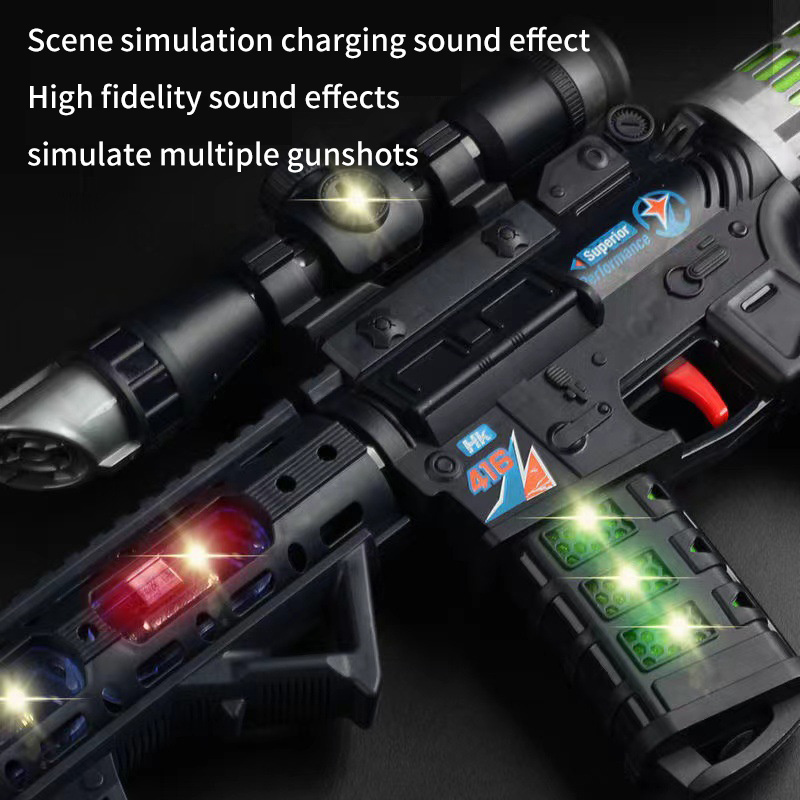 plastic sound light gun boy electric weapons toy pistol gun real game Project toys electric toy guns for kids