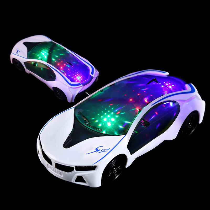 1-1  Children's toy car kids electric luminous music universal mini car toy colorful light car toys for kids