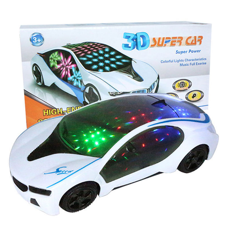 1-1  Children's toy car kids electric luminous music universal mini car toy colorful light car toys for kids