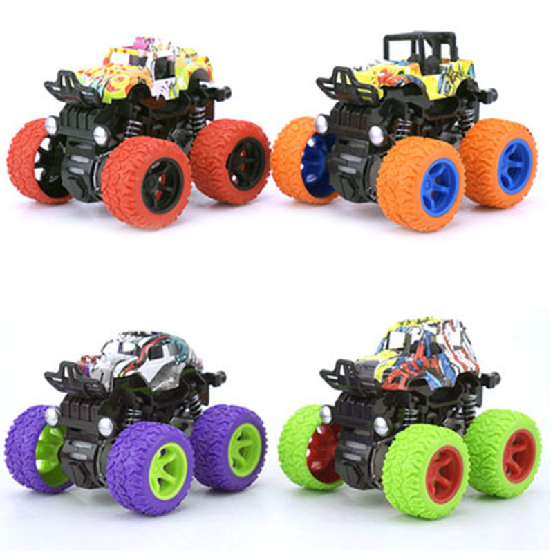 Four Wheel Drive Inertia off Road Vehicle for Kids Simulation Model Car friction Car 4WD  Monster Truck toy car