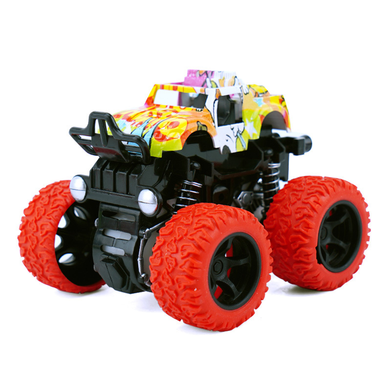 Four Wheel Drive Inertia off Road Vehicle for Kids Simulation Model Car friction Car 4WD  Monster Truck toy car