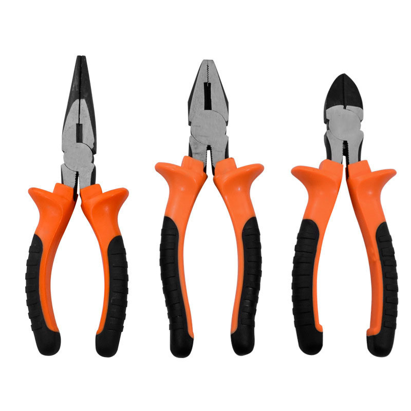 6/7/8 Inch Multi Tool Pliers Combination Long nose Cutting  Pliers diagonal Side Cutter plier