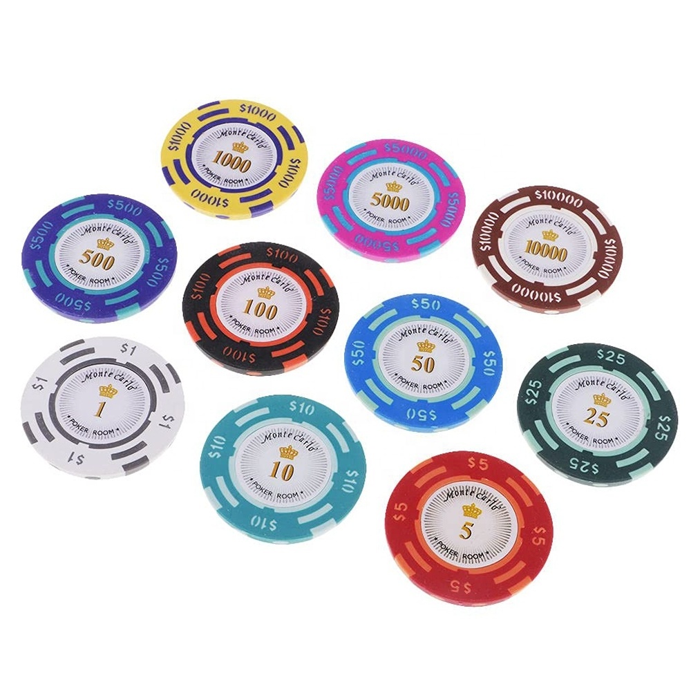 Premium Poker Chips Heavyweight 14 Gram Clay Casino Poker Chips