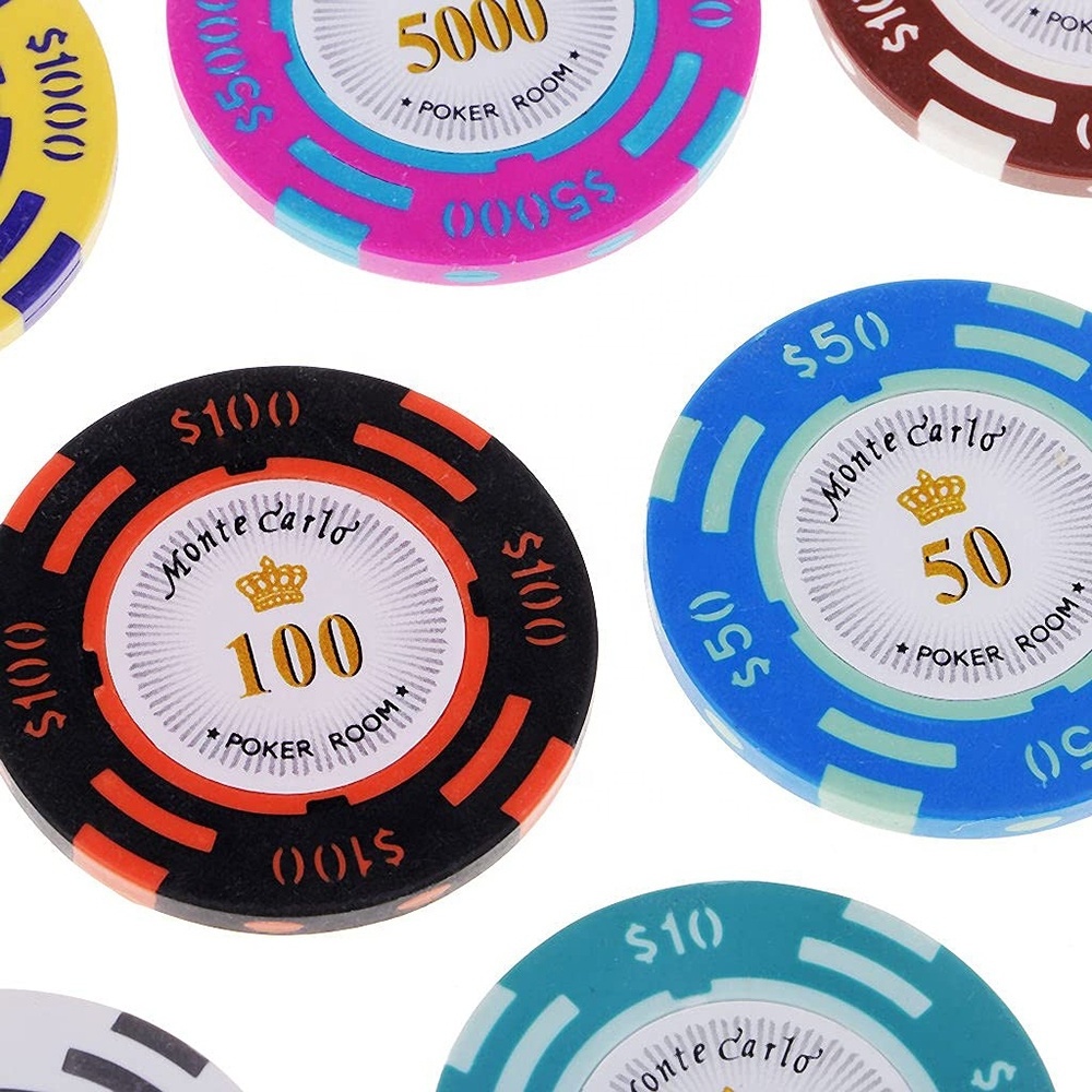 Premium Poker Chips Heavyweight 14 Gram Clay Casino Poker Chips