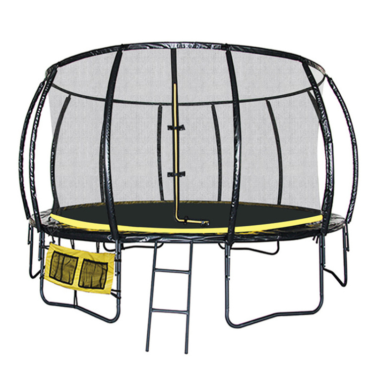 Outdoor Kids Trampoline with Safety Enclosure 6Ft 8 10 12 14 Heavy Duty Jumping Mat and Spring Cover Padding