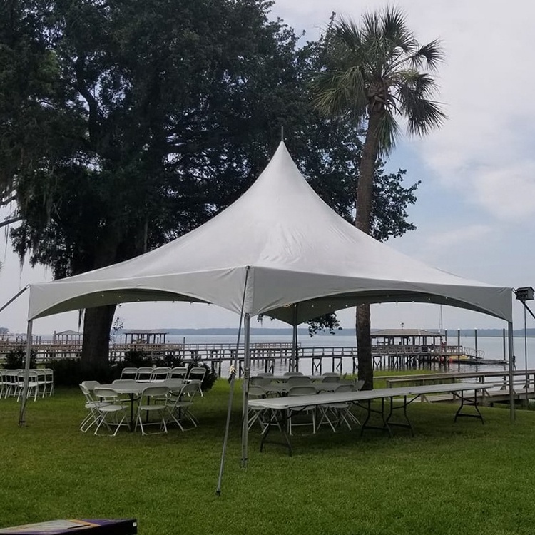 Suqian Haike Outdoor reception marquee pole tent gazebo canopy pagoda wedding tents for 40 persons