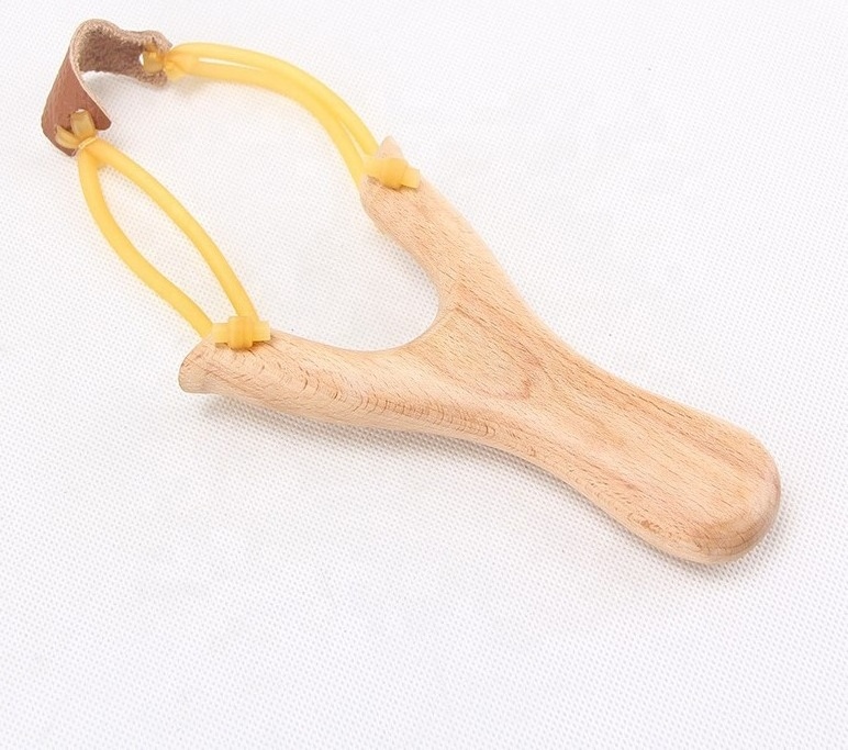 outdoor playing sports game new arrival hunting game slingshot catapult toy wooden slingshot for children