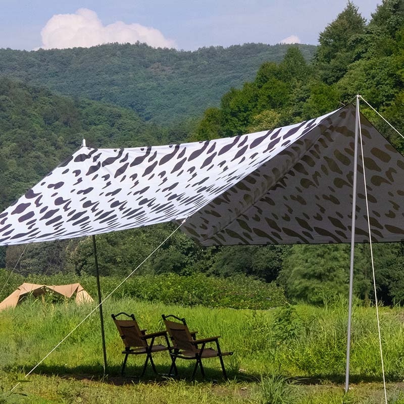 Suqian Hi Manufacturer Waterproof Camping Velarium Outdoor Camping Tent Oxford Beach Sun Protection Canopy Of The Heavens