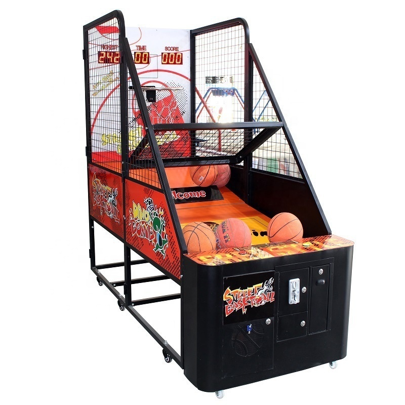 SUNMO Coin Operated Street Basketball Shooting Arcade Game Machine