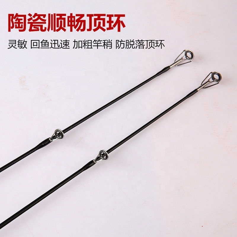 China Super cheap fiberglass Lure Rod 2 Section casting spinning Hollow  daiwa fishing rod Other Rods