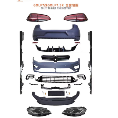 body kits for  vw GOLF 7 TO GOLF 7.5 R BODYKIT